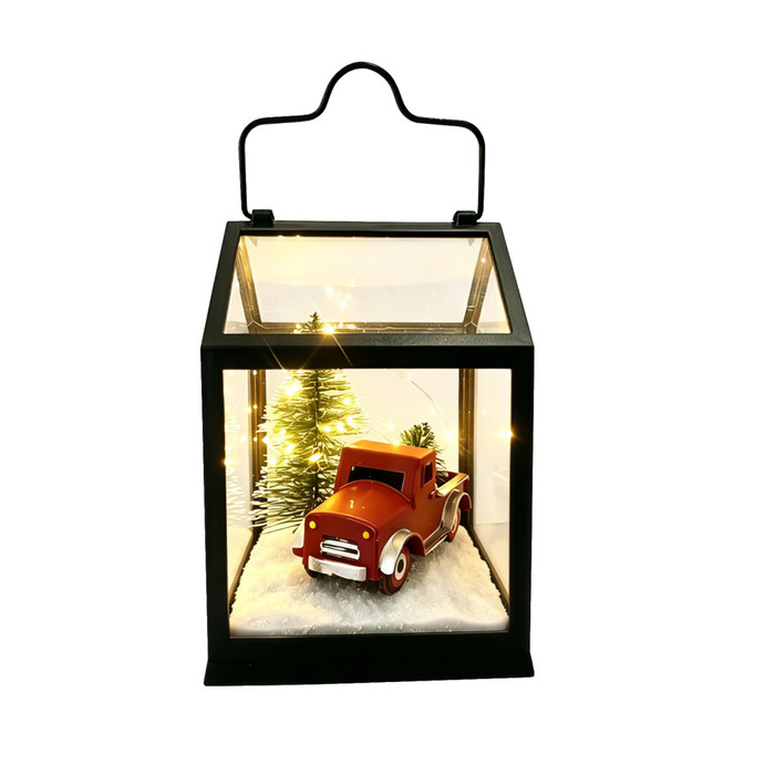 Plastlykt med 20 LED 27 cm